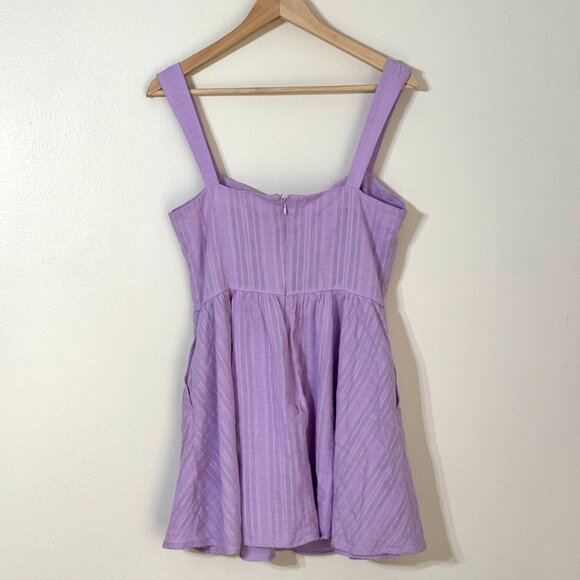 Sugar Thrillz Dolls Kill Lavender Purple Lace Up Dress Rapunzel Costume Tangled - Picture 5 of 13